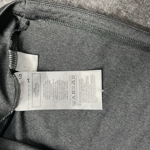 Adidas AeroReady Long Sleeve 1/4 Zip Pullover Shirt Top Women's Size Large Gray - Picture 4 of 7